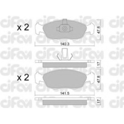 CIFAM                                822-156-1, Nenurodytas gamintojas, 822-156-1, auto detalė