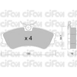 CIFAM                                822-162-0, Nenurodytas gamintojas, 822-162-0, auto detalė