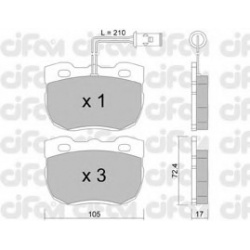 CIFAM                                822-177-0, Nenurodytas gamintojas, 822-177-0, auto detalė