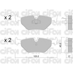 CIFAM                                822-180-0, Nenurodytas gamintojas, 822-180-0, auto detalė