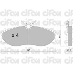 CIFAM                                822-198-0, Nenurodytas gamintojas, 822-198-0, auto detalė