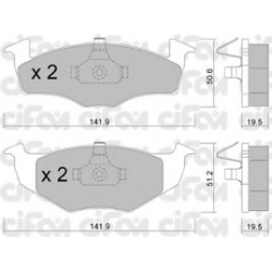 CIFAM                                822-206-1, Nenurodytas gamintojas, 822-206-1, auto detalė