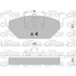 CIFAM                                822-211-0, Nenurodytas gamintojas, 822-211-0, auto detalė