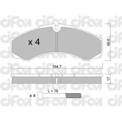 CIFAM                                822-212-3, Nenurodytas gamintojas, 822-212-3, auto detalė