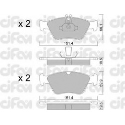 CIFAM                                822-219-0, Nenurodytas gamintojas, 822-219-0, auto detalė