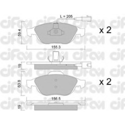 CIFAM                                822-220-0, Nenurodytas gamintojas, 822-220-0, auto detalė
