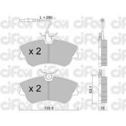 CIFAM                                822-222-0, Nenurodytas gamintojas, 822-222-0, auto detalė