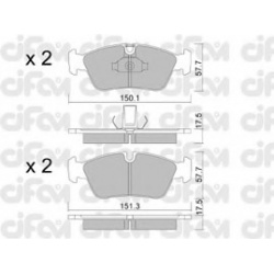 CIFAM                                822-260-0, Nenurodytas gamintojas, 822-260-0, auto detalė