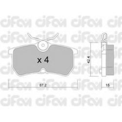 CIFAM                                822-317-0, Nenurodytas gamintojas, 822-317-0, auto detalė