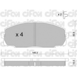 CIFAM                                822-434-0, Nenurodytas gamintojas, 822-434-0, auto detalė
