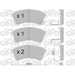 CIFAM                                822-436-0, Nenurodytas gamintojas, 822-436-0, auto detalė