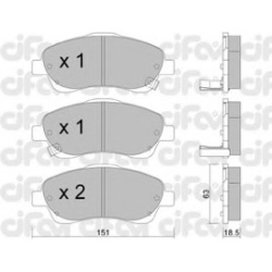 CIFAM                                822-450-0, Nenurodytas gamintojas, 822-450-0, auto detalė