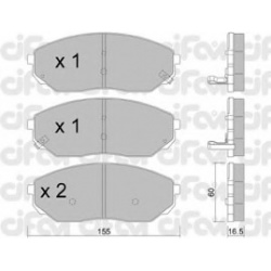CIFAM                                822-515-0, Nenurodytas gamintojas, 822-515-0, auto detalė
