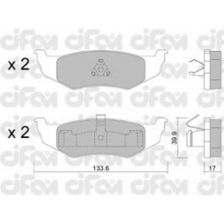 CIFAM                                822-522-0, Nenurodytas gamintojas, 822-522-0, auto detalė