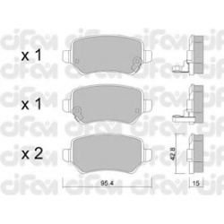 CIFAM                                822-542-0, Nenurodytas gamintojas, 822-542-0, auto detalė