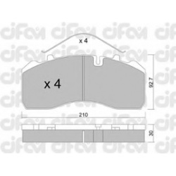 CIFAM                                822-584-0, Nenurodytas gamintojas, 822-584-0, auto detalė