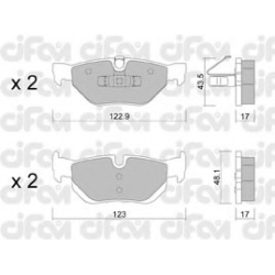 CIFAM                                822-642-0, Nenurodytas gamintojas, 822-642-0, auto detalė