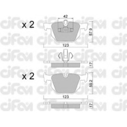 CIFAM                                822-643-0, Nenurodytas gamintojas, 822-643-0, auto detalė
