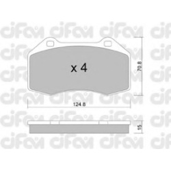 CIFAM                                822-651-0, Nenurodytas gamintojas, 822-651-0, auto detalė