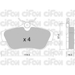 CIFAM                                822-712-0, Nenurodytas gamintojas, 822-712-0, auto detalė