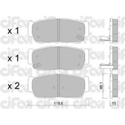 CIFAM                                822-727-0, Nenurodytas gamintojas, 822-727-0, auto detalė