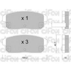 CIFAM                                822-733-0, Nenurodytas gamintojas, 822-733-0, auto detalė