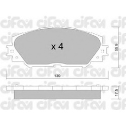 CIFAM                                822-747-0, Nenurodytas gamintojas, 822-747-0, auto detalė