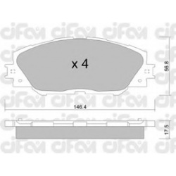 CIFAM                                822-748-0, Nenurodytas gamintojas, 822-748-0, auto detalė
