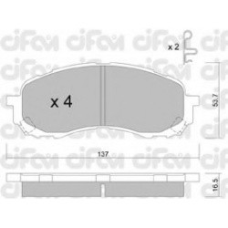 CIFAM                                822-762-0, Nenurodytas gamintojas, 822-762-0, auto detalė