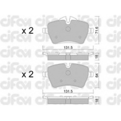 CIFAM                                822-768-0, Nenurodytas gamintojas, 822-768-0, auto detalė