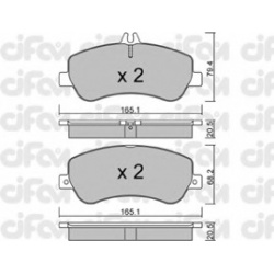 CIFAM                                822-825-0, Nenurodytas gamintojas, 822-825-0, auto detalė