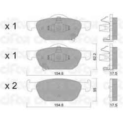 CIFAM                                822-866-0, Nenurodytas gamintojas, 822-866-0, auto detalė