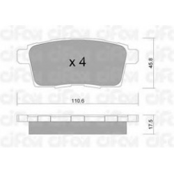 CIFAM                                822-873-0, Nenurodytas gamintojas, 822-873-0, auto detalė