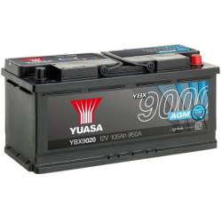 Akumuliatorius YUASA 105Ah 105Ah AGM 950A START-STOP
                                YUASA                                YBX