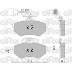CIFAM                                                822-050-1, Nenurodytas gamintojas, 822-050-1, auto detalė