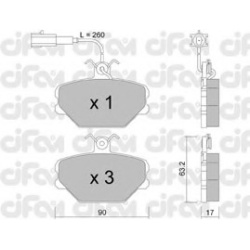 CIFAM                                                822-059-0, Nenurodytas gamintojas, 822-059-0, auto detalė