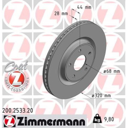 stabdžių diskas (1vnt) COAT Z
ZIMMERMANN 200