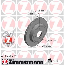 stabdžių diskas (1vnt) COAT Z
                                ZIMMERMANN                                                430