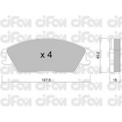 CIFAM                                                822-081-0, Nenurodytas gamintojas, 822-081-0, auto detalė