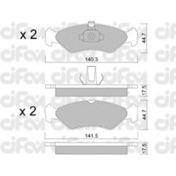 CIFAM                                822-088-0, Nenurodytas gamintojas, 822-088-0, auto detalė