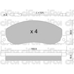 CIFAM                                822-098-0, Nenurodytas gamintojas, 822-098-0, auto detalė