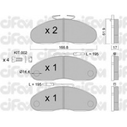 CIFAM                                                822-111-0, Nenurodytas gamintojas, 822-111-0, auto detalė
