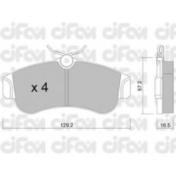 CIFAM                                                822-123-0, Nenurodytas gamintojas, 822-123-0, auto detalė