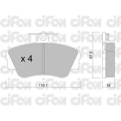CIFAM                                                822-130-0, Nenurodytas gamintojas, 822-130-0, auto detalė