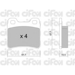 CIFAM                                                822-141-0, Nenurodytas gamintojas, 822-141-0, auto detalė