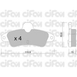 CIFAM                                                822-143-0, Nenurodytas gamintojas, 822-143-0, auto detalė