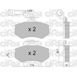 CIFAM                                                822-148-1, Nenurodytas gamintojas, 822-148-1, auto detalė