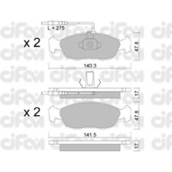 CIFAM                                                822-156-0, Nenurodytas gamintojas, 822-156-0, auto detalė