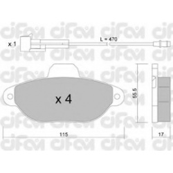 CIFAM                                                822-159-0, Nenurodytas gamintojas, 822-159-0, auto detalė
