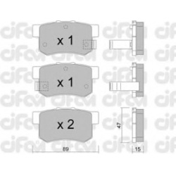 CIFAM                                822-173-0, Nenurodytas gamintojas, 822-173-0, auto detalė
